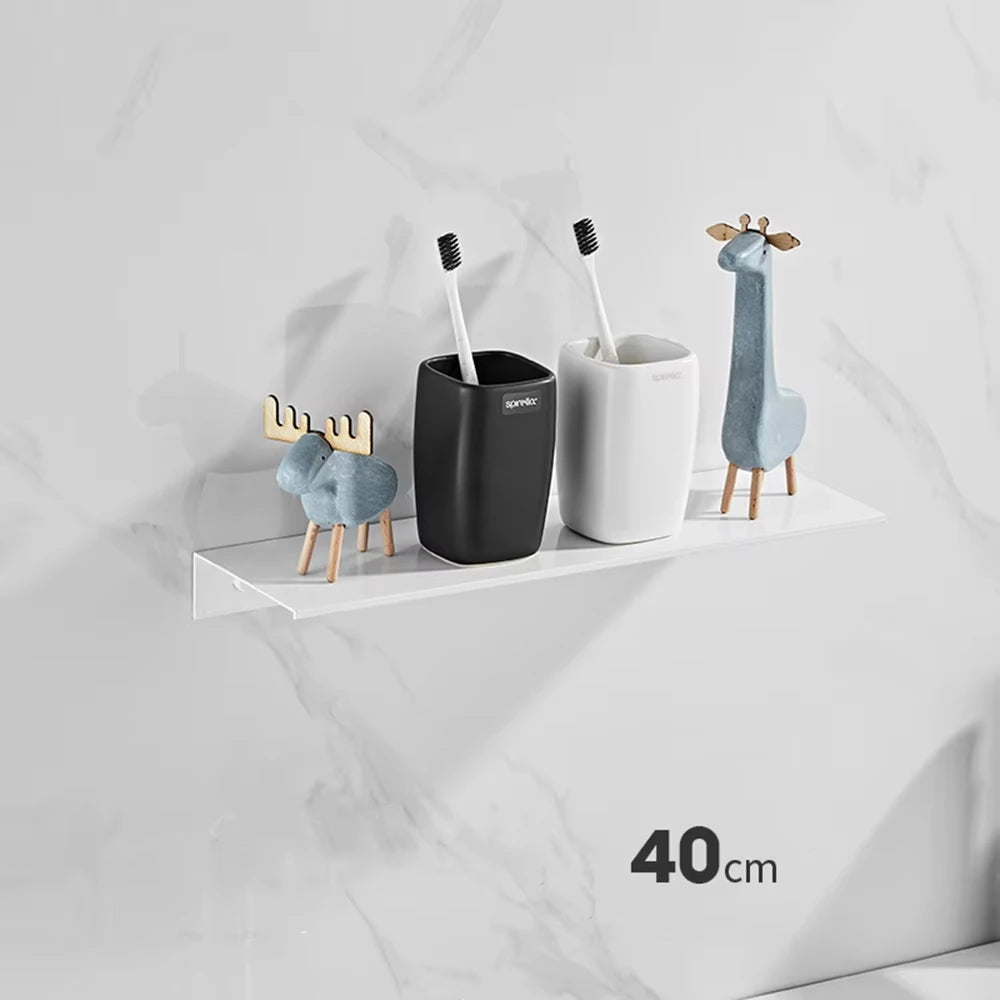 Étagère de douche murale en aluminium