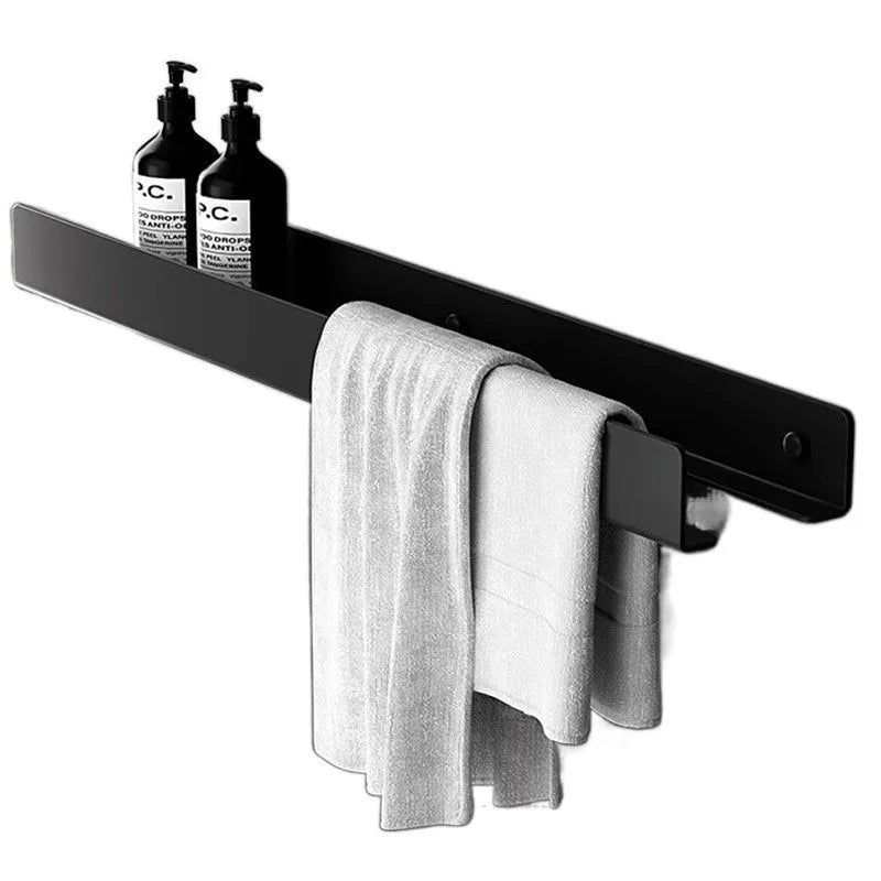 Étagère de vasque sans perçage en aluminium