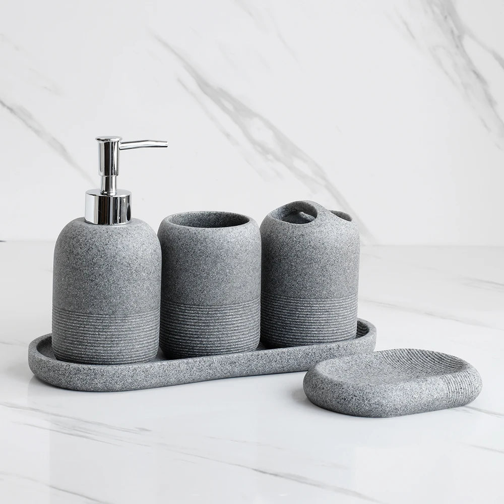 Set de salle de bain, 5 pièces