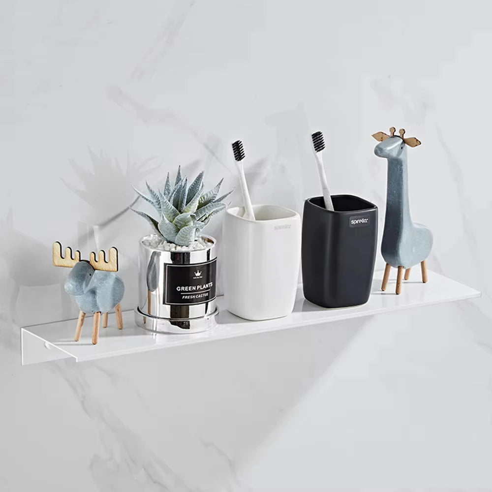 Étagère de douche murale en aluminium