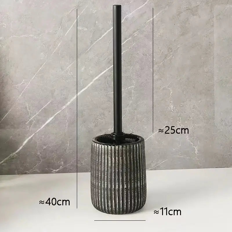 Porte-brosse WC en céramique, wabi-sabi
