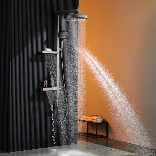 Colonne de douche thermostatique à affichage LED