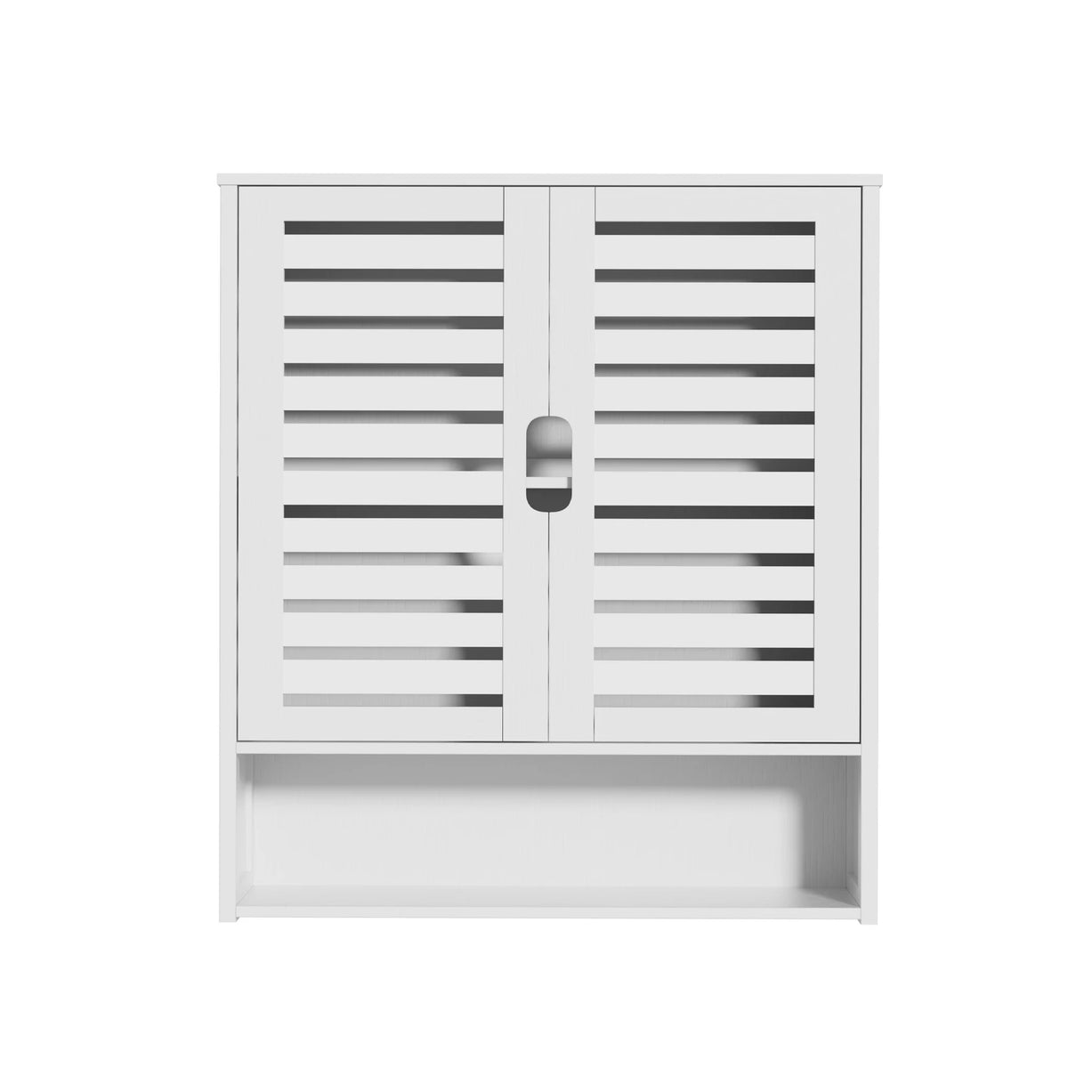 Armoire de toilette murale en bambou