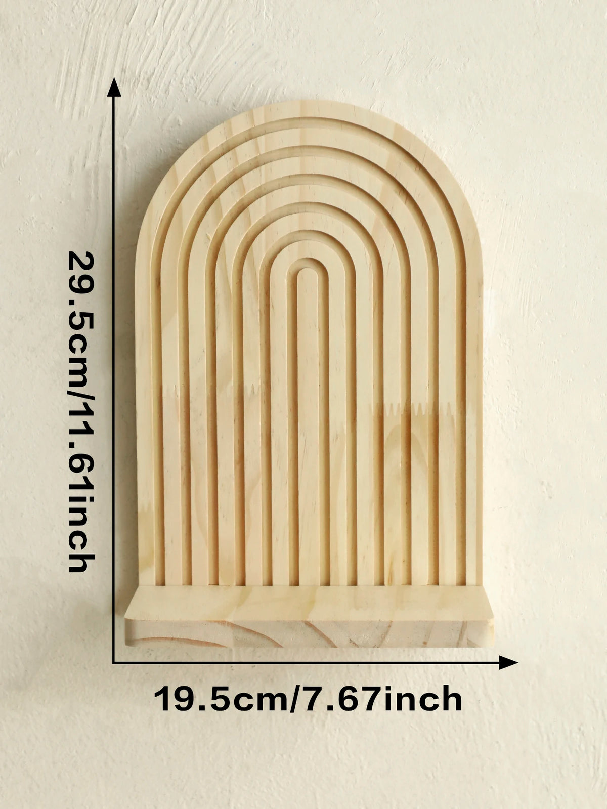 Étagère murale en arche, 1 niveau