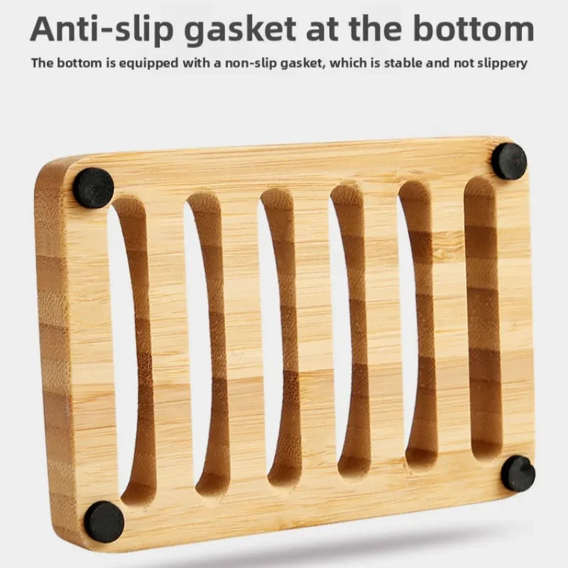 Plateau porte-savon en bambou