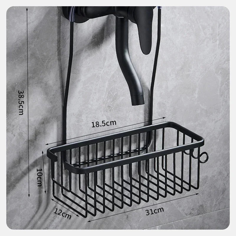 Panier de douche mural sans perçage