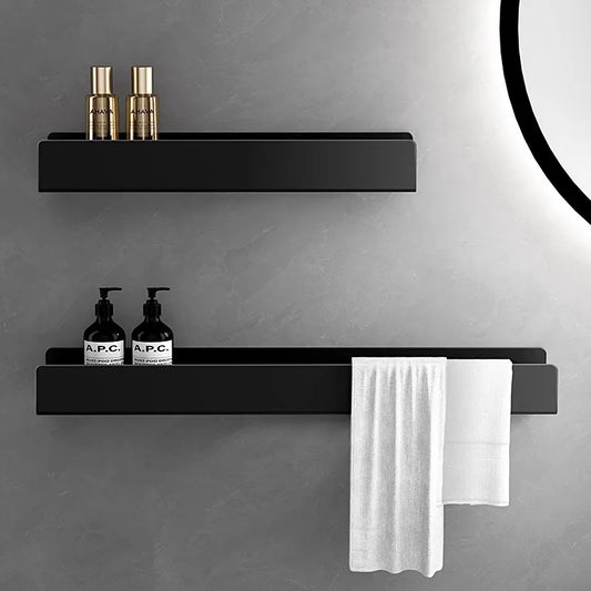 Étagère de vasque sans perçage en aluminium