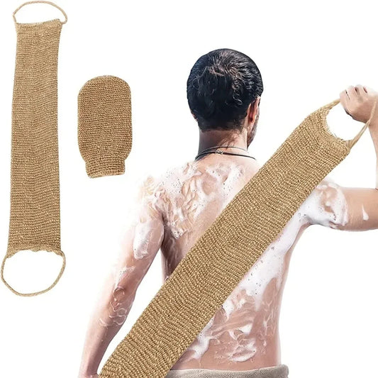 Sangle de dos exfoliante en jute