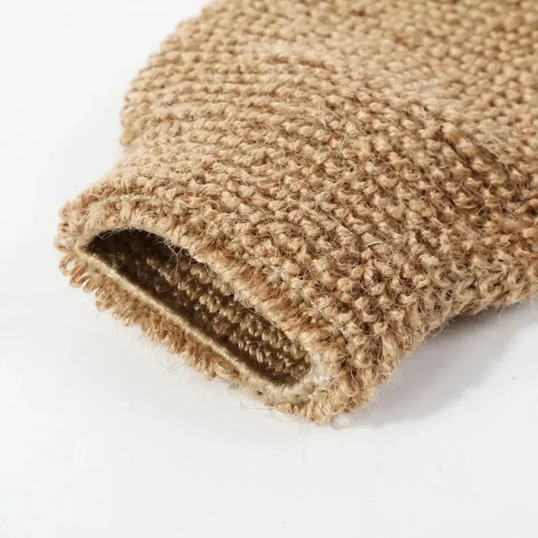 Sangle de dos exfoliante en jute