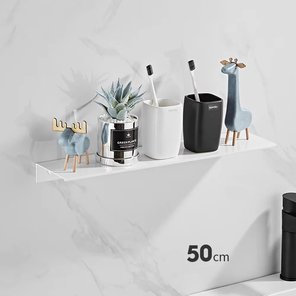 Étagère de douche murale en aluminium
