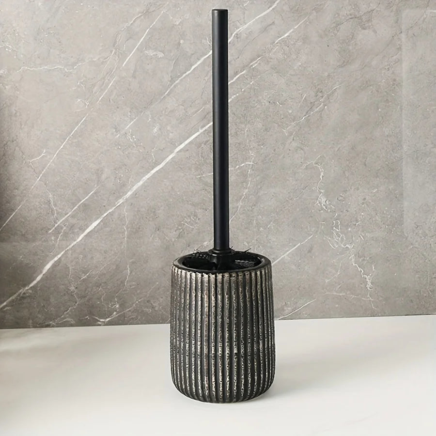 Porte-brosse WC en céramique, wabi-sabi