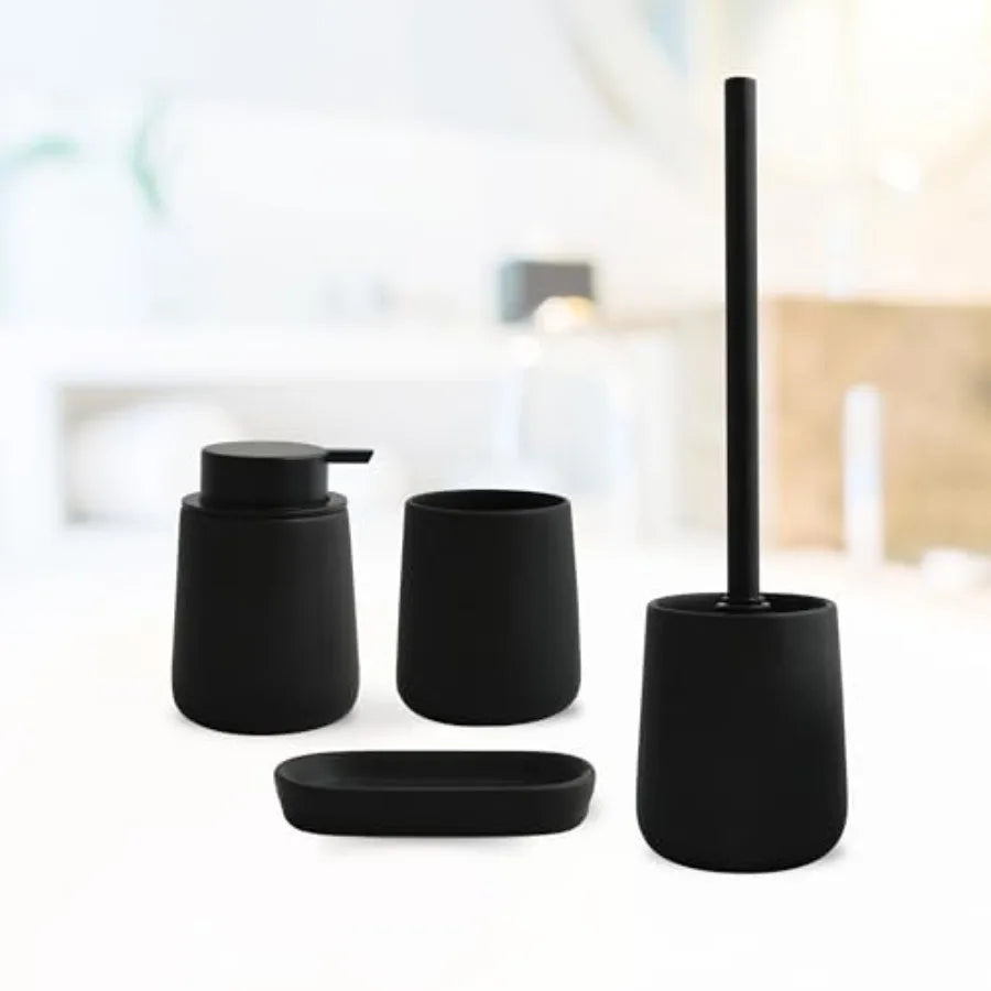 Brosse WC avec support en céramique