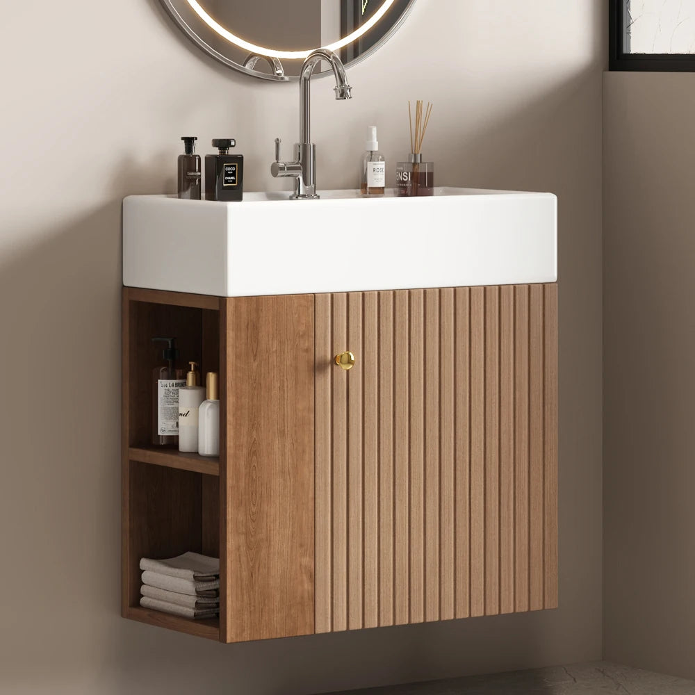 Meuble sous-vasque suspendu, 55 cm