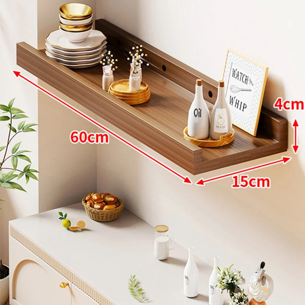 Étagère murale en bois, 60 cm