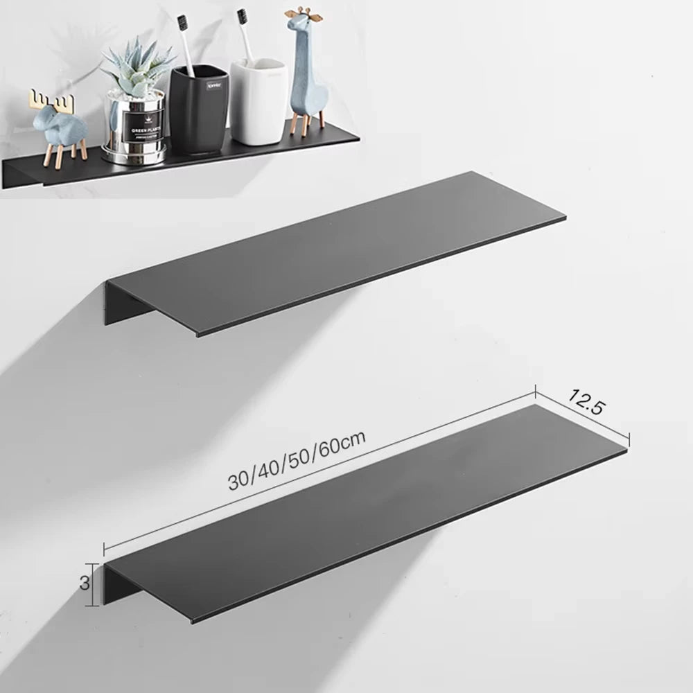 Étagère de douche murale en aluminium