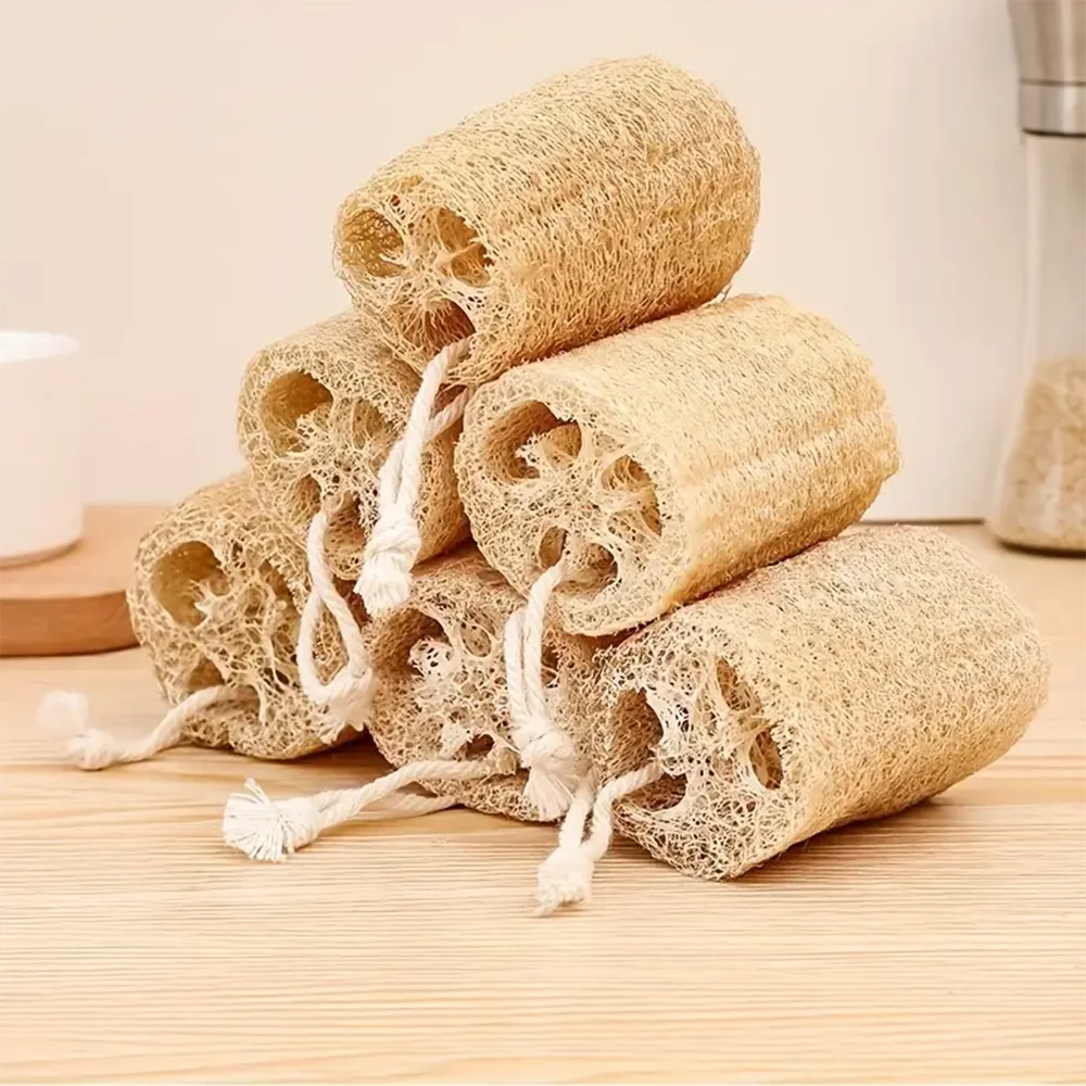 Éponge loofah naturelle exfoliante