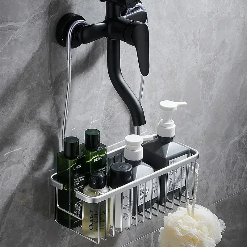 Panier de douche mural sans perçage