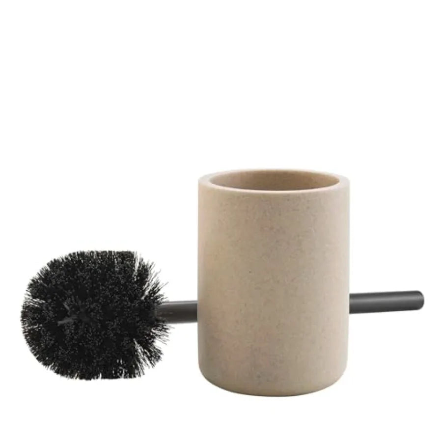 Brosse WC effet pierre, à poser
