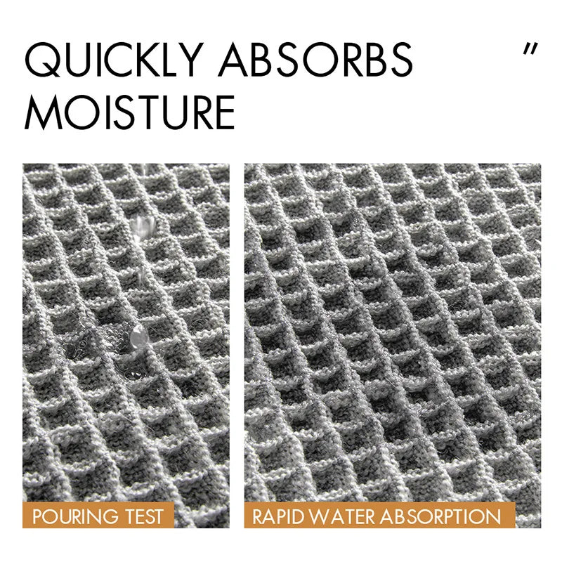 Tapis de bain tissé, antidérapant