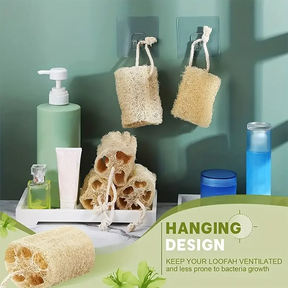 Éponge loofah naturelle exfoliante