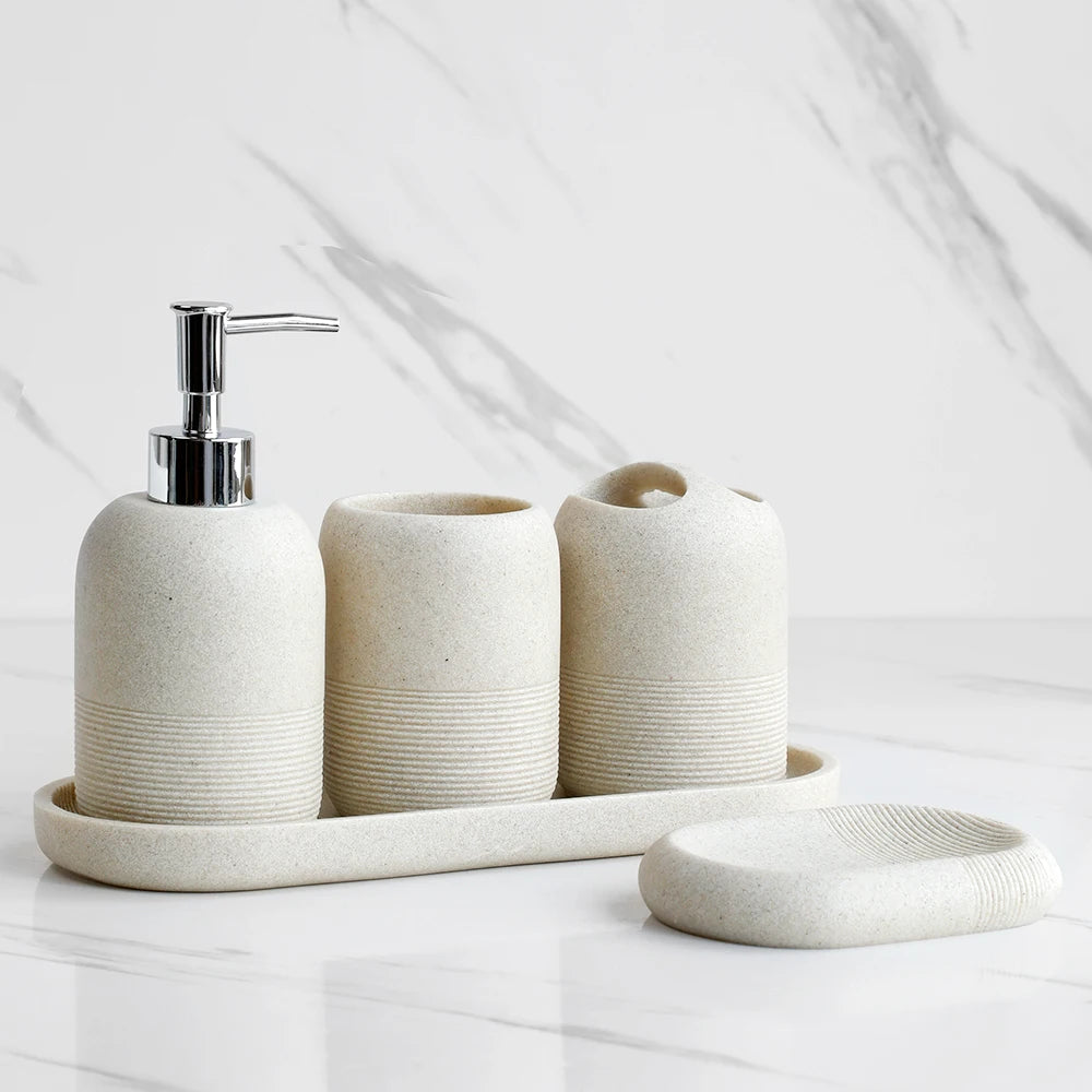 Set de salle de bain, 5 pièces