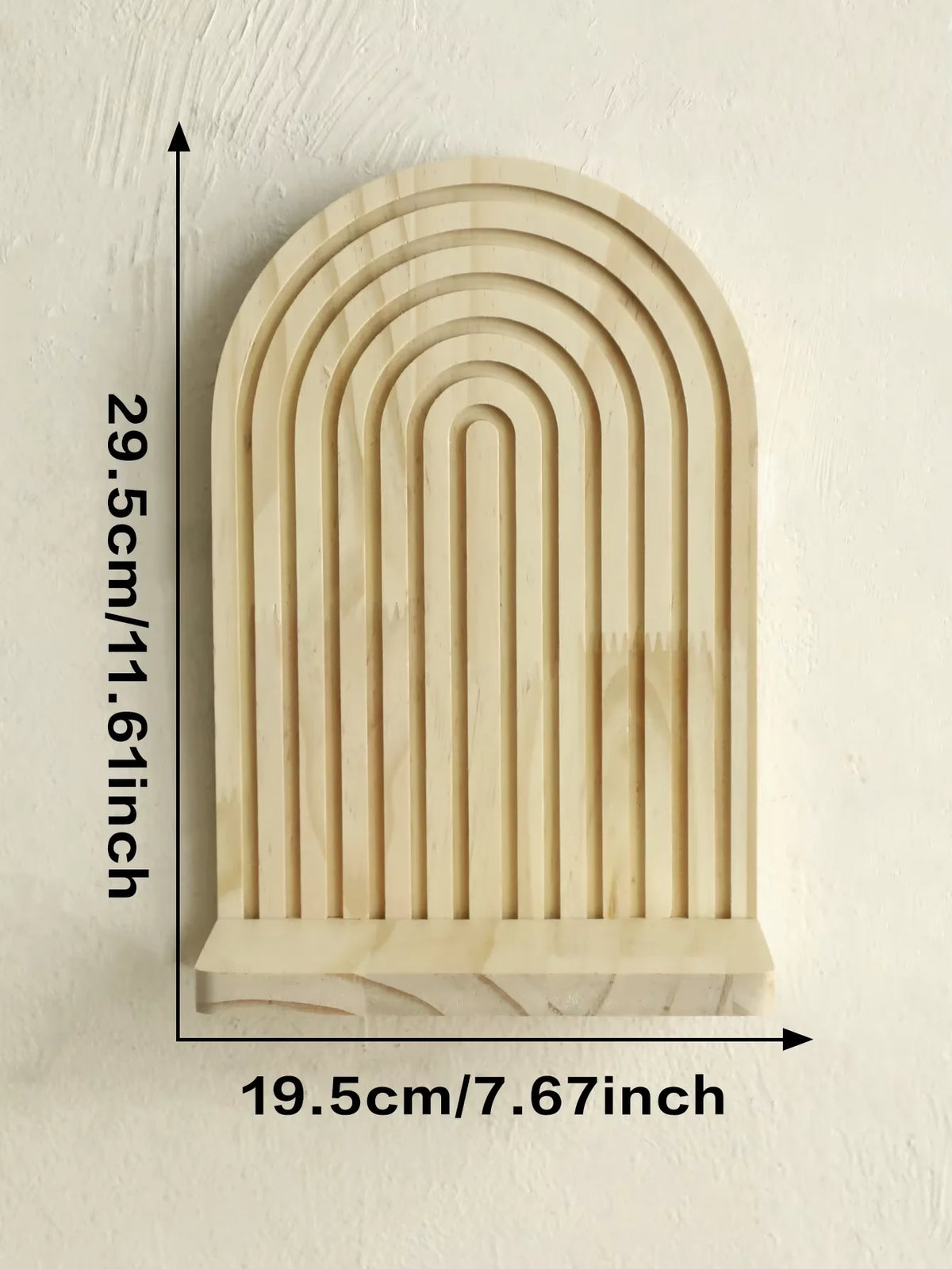Étagère murale en arche, 1 niveau