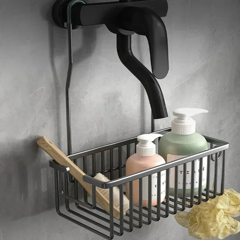 Panier de douche mural sans perçage
