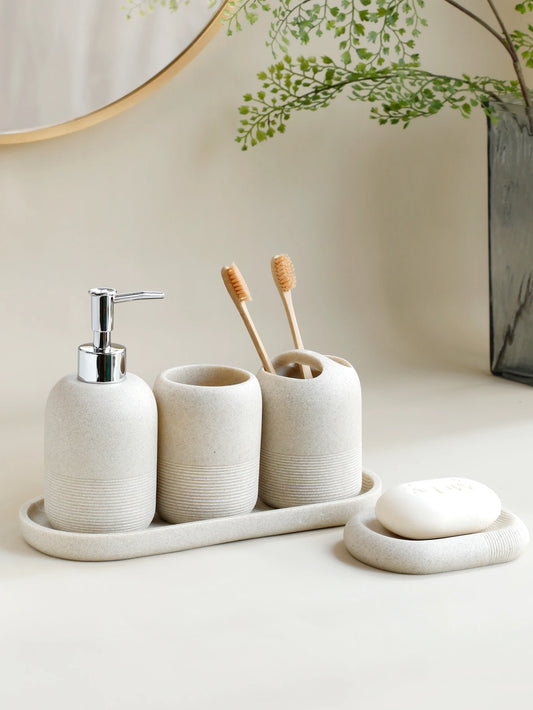 Set de salle de bain, 5 pièces